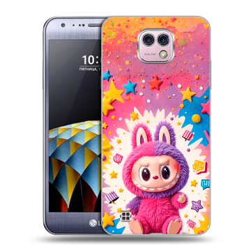 Силиконовый чехол на LG X cam с принтом Labubu Лабубу Силиконовый чехол на LG X cam с принтом Labubu Лабубу
