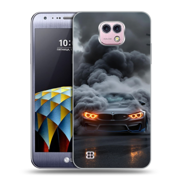 Силиконовый чехол на LG X cam с принтом BMW БМВ Силиконовый чехол на LG X cam с принтом BMW БМВ