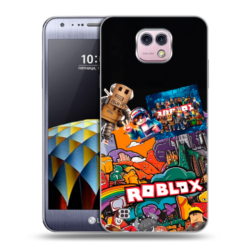 Силиконовый чехол на LG X cam с принтом Roblox Роблокс Силиконовый чехол на LG X cam с принтом Roblox Роблокс