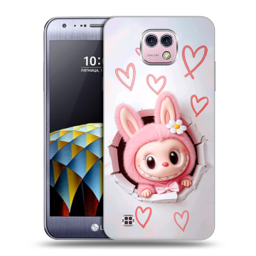 Силиконовый чехол на LG X cam с принтом Labubu Лабубу Силиконовый чехол на LG X cam с принтом Labubu Лабубу