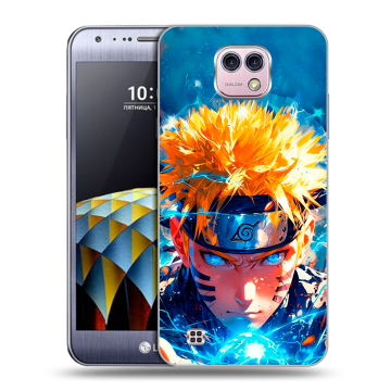 Силиконовый чехол на LG X cam с принтом Аниме Наруто Naruto