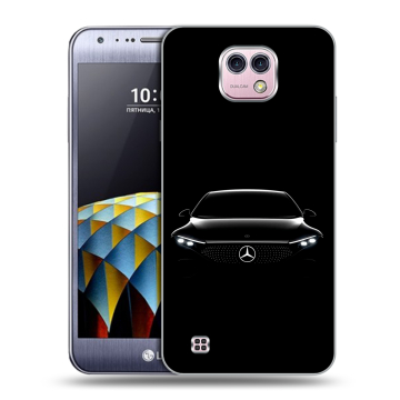 Силиконовый чехол на LG X cam с принтом Mercedes Мерседес Силиконовый чехол на LG X cam с принтом Mercedes Мерседес