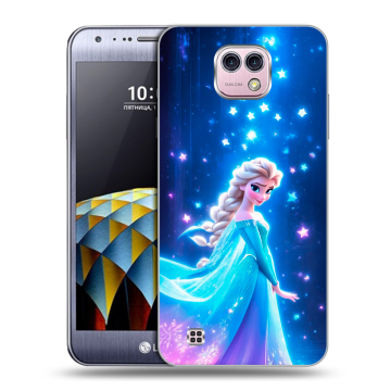 Силиконовый чехол на LG X cam с принтом Холодное сердце Frozen Силиконовый чехол на LG X cam с принтом Холодное сердце Frozen