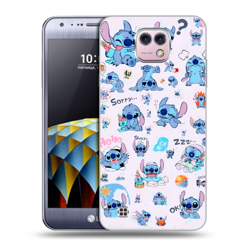 Силиконовый чехол на LG X cam с принтом Лило и Стич Силиконовый чехол на LG X cam с принтом Лило и Стич
