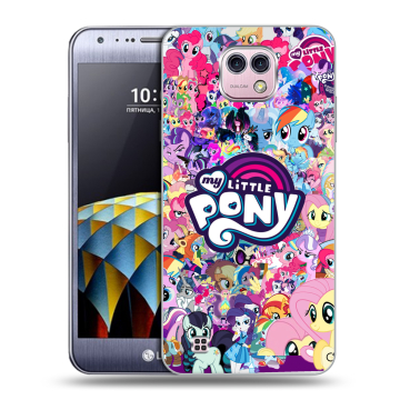 Силиконовый чехол на LG X cam с принтом My little pony Дружба чудо Силиконовый чехол на LG X cam с принтом My little pony Дружба чудо