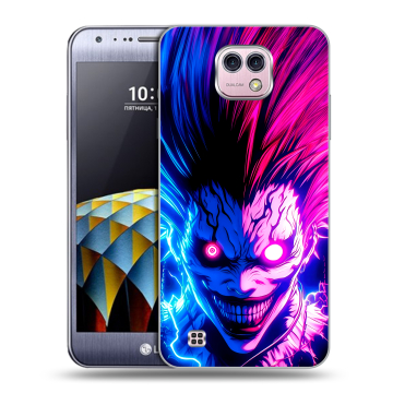 Силиконовый чехол на LG X cam с принтом Death note Тетрадь смерти