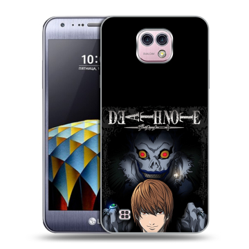 Силиконовый чехол на LG X cam с принтом Death note Тетрадь смерти