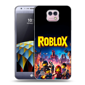 Силиконовый чехол на LG X cam с принтом Roblox Роблокс Силиконовый чехол на LG X cam с принтом Roblox Роблокс