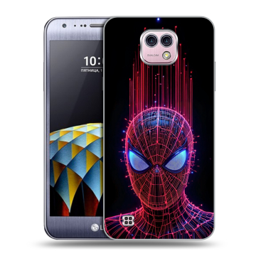 Силиконовый чехол на LG X cam с принтом Spiderman Человек паук Силиконовый чехол на LG X cam с принтом Spiderman Человек паук