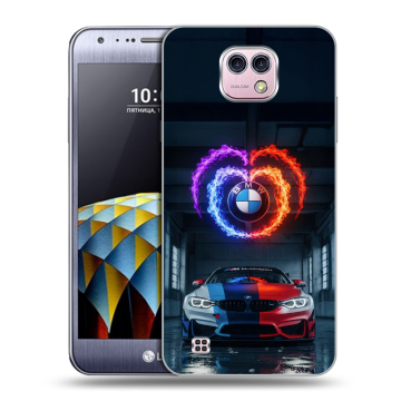 Силиконовый чехол на LG X cam с принтом BMW БМВ Силиконовый чехол на LG X cam с принтом BMW БМВ