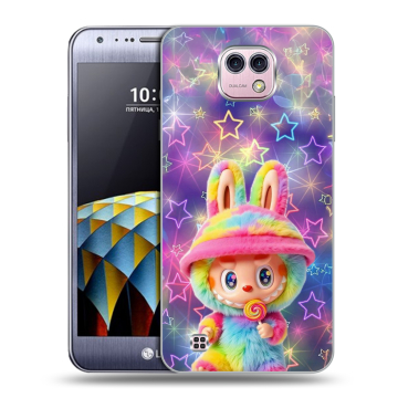 Силиконовый чехол на LG X cam с принтом Labubu Лабубу Силиконовый чехол на LG X cam с принтом Labubu Лабубу