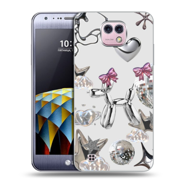 Силиконовый чехол на LG X cam с принтом Y2K Силиконовый чехол на LG X cam с принтом Y2K