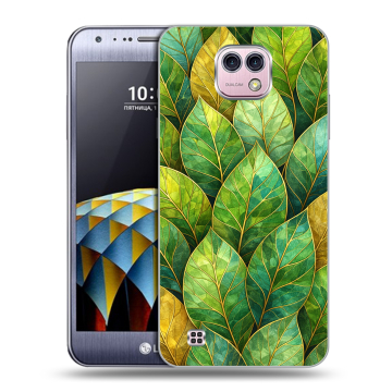 Силиконовый чехол на LG X cam с принтом женский