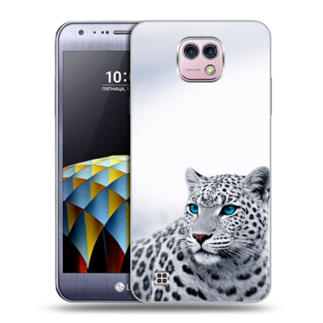 Силиконовый чехол на LG X cam с принтом женский
