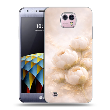 Силиконовый чехол на LG X cam с принтом женский