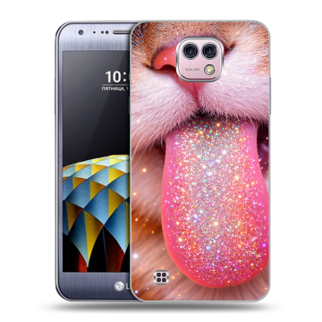 Силиконовый чехол на LG X cam с принтом для девочек