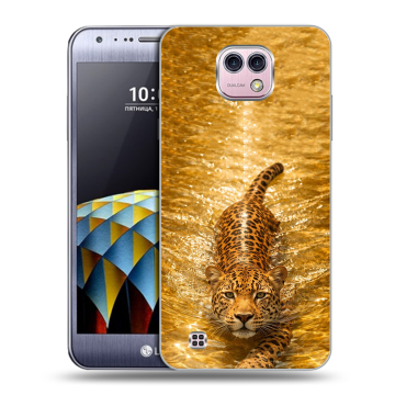 Силиконовый чехол на LG X cam с принтом женский