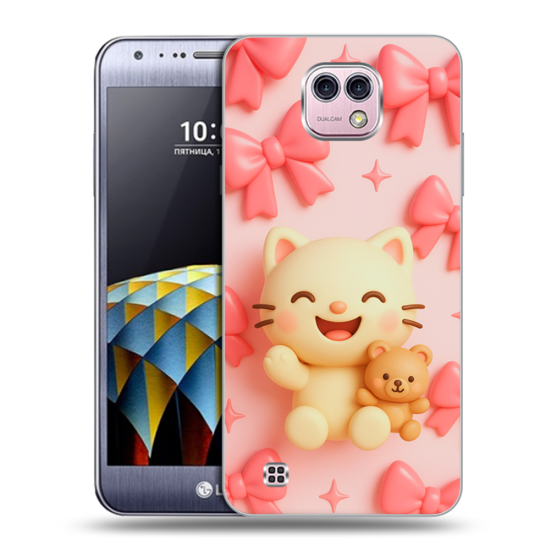 Силиконовый чехол на LG X cam с принтом для девочек Силиконовый чехол на LG X cam с принтом для девочек
