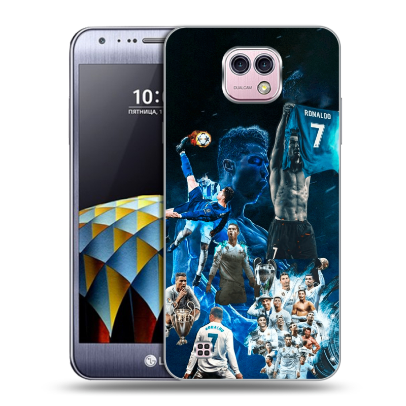 Силиконовый чехол на LG X cam с принтом Реал Роналдо Силиконовый чехол на LG X cam с принтом Реал Роналдо
