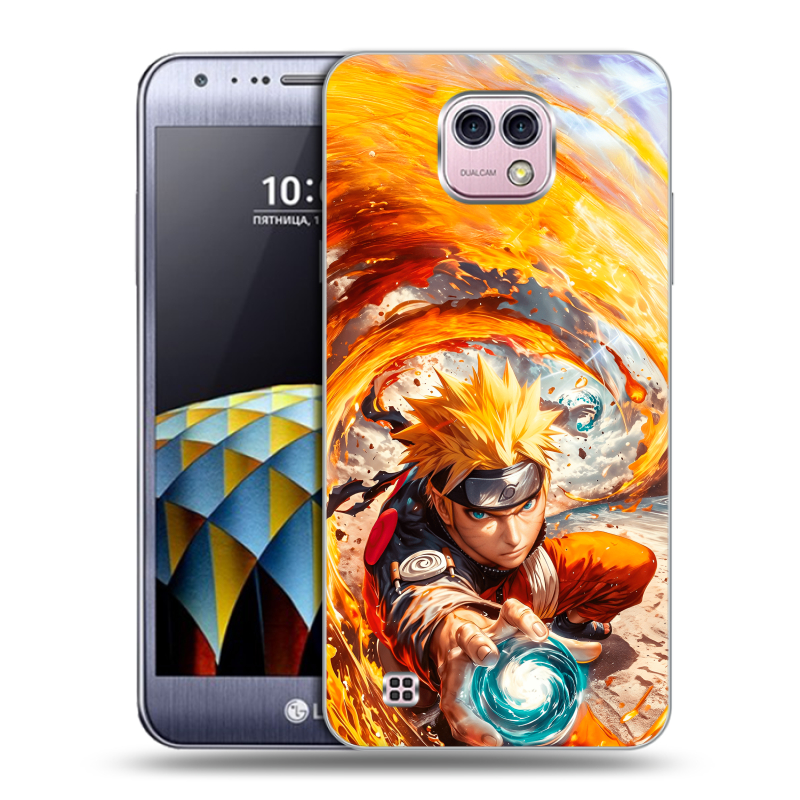 Силиконовый чехол на LG X cam с принтом Аниме Наруто Naruto Силиконовый чехол на LG X cam с принтом Аниме Наруто Naruto