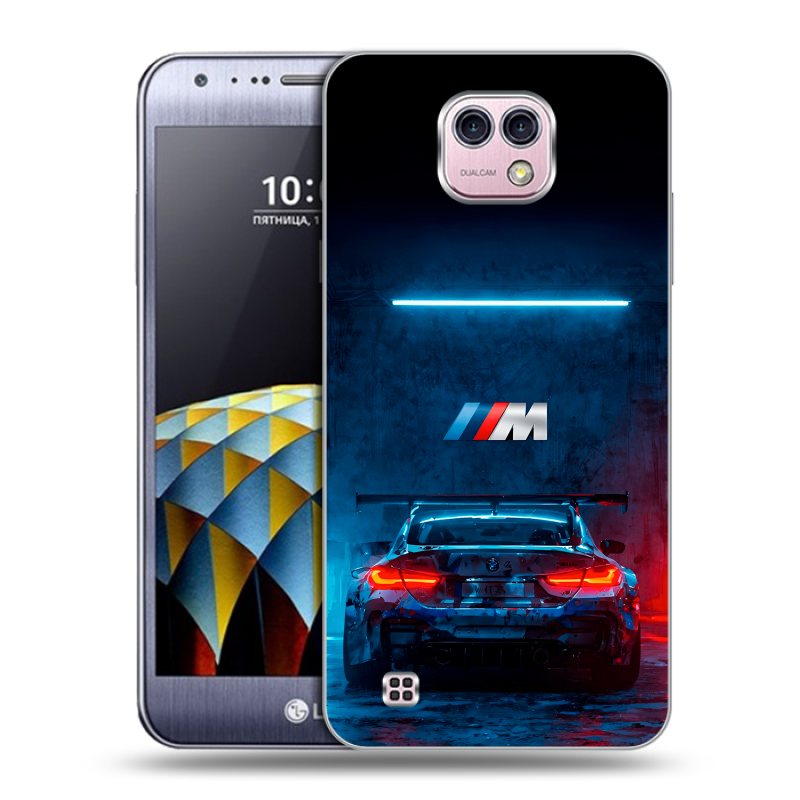 Силиконовый чехол на LG X cam с принтом BMW БМВ Силиконовый чехол на LG X cam с принтом BMW БМВ