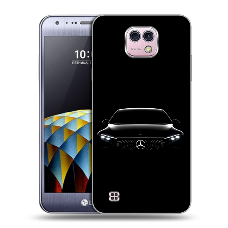 Силиконовый чехол на LG X cam с принтом Mercedes Мерседес Силиконовый чехол на LG X cam с принтом Mercedes Мерседес