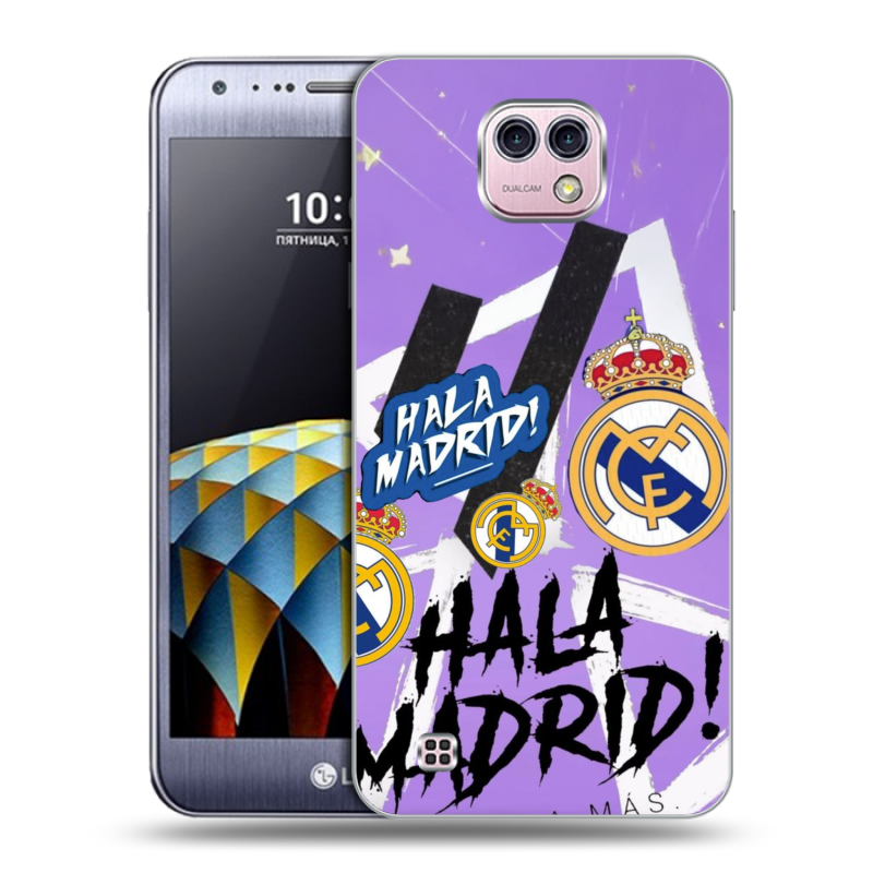 Силиконовый чехол на LG X cam с принтом Real Madrid Реал Мадрид Силиконовый чехол на LG X cam с принтом Real Madrid Реал Мадрид