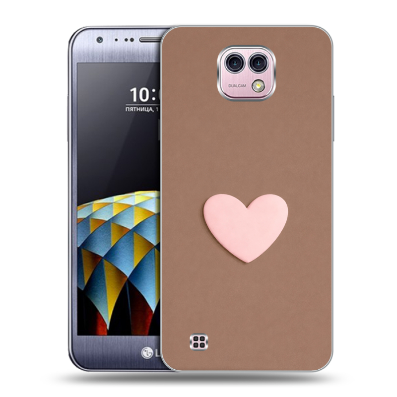 Силиконовый чехол на LG X cam с принтом женский Силиконовый чехол на LG X cam с принтом женский