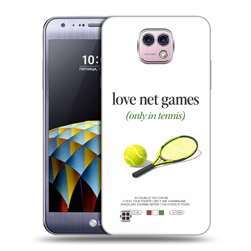 Силиконовый чехол на LG X cam с принтом для девочек Силиконовый чехол на LG X cam с принтом для девочек