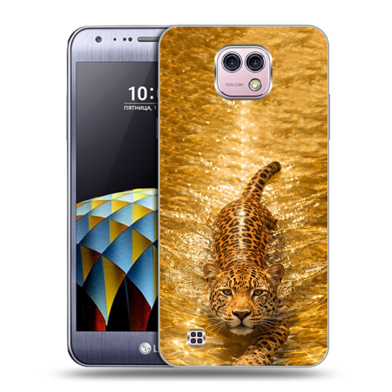 Силиконовый чехол на LG X cam с принтом женский Силиконовый чехол на LG X cam с принтом женский