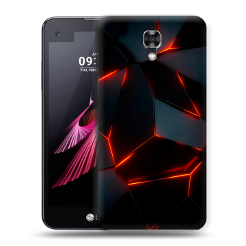 Пластиковый чехол на LG X screen с принтом Яркие абстракции Пластиковый чехол на LG X screen с принтом Яркие абстракции