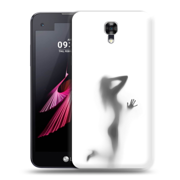 Пластиковый чехол на LG X screen с принтом Силуэт Пластиковый чехол на LG X screen с принтом Силуэт
