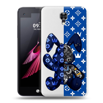 Пластиковый чехол на LG X screen с принтом Луи робот Пластиковый чехол на LG X screen с принтом Луи робот