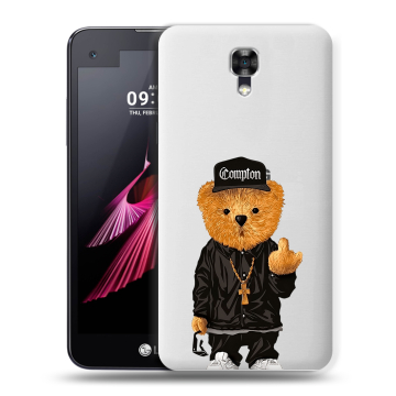 Пластиковый чехол на LG X screen с принтом Плюшевый медведь Пластиковый чехол на LG X screen с принтом Плюшевый медведь