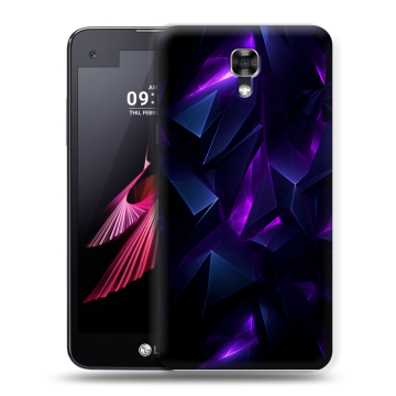 Пластиковый чехол на LG X screen с принтом Абстракиция Пластиковый чехол на LG X screen с принтом Абстракиция