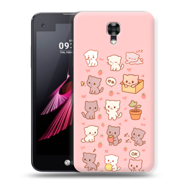 Пластиковый чехол на LG X screen с принтом Hello Kitty Хелоу Кити Пластиковый чехол на LG X screen с принтом Hello Kitty Хелоу Кити