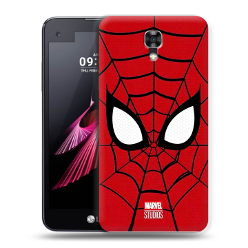 Пластиковый чехол на LG X screen с принтом человек паук spiderman Пластиковый чехол на LG X screen с принтом человек паук spiderman