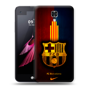 Пластиковый чехол на LG X screen с принтом Барселона Barcelona Пластиковый чехол на LG X screen с принтом Барселона Barcelona