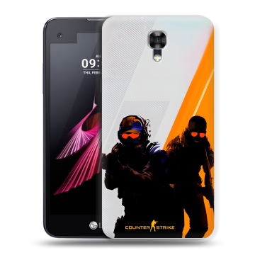 Пластиковый чехол на LG X screen с принтом Контер страйк Counter strike Пластиковый чехол на LG X screen с принтом Контер страйк Counter strike