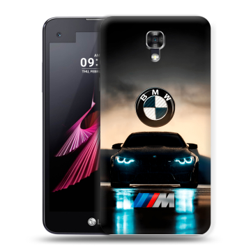 Пластиковый чехол на LG X screen с принтом БМВ BMW Пластиковый чехол на LG X screen с принтом БМВ BMW
