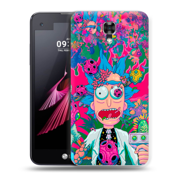 Пластиковый чехол на LG X screen с принтом Рик и Морти Rick Morty Пластиковый чехол на LG X screen с принтом Рик и Морти Rick Morty