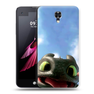 Пластиковый чехол на LG X screen с принтом Как приручить дракона Пластиковый чехол на LG X screen с принтом Как приручить дракона