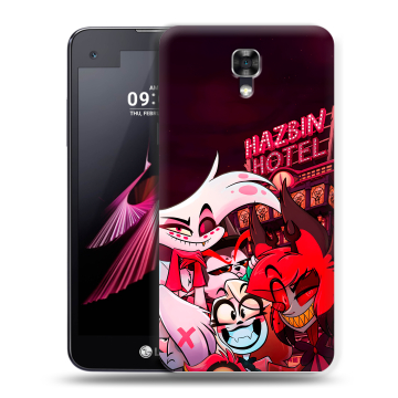 Пластиковый чехол на LG X screen с принтом Hazbin Hotel Отель Хазбин Пластиковый чехол на LG X screen с принтом Hazbin Hotel Отель Хазбин