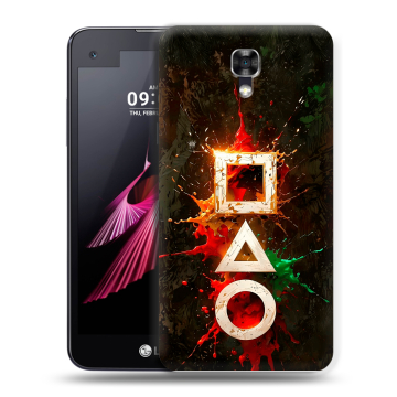 Пластиковый чехол на LG X screen с принтом Squid Game Игра кальмара Пластиковый чехол на LG X screen с принтом Squid Game Игра кальмара