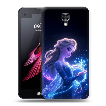 Пластиковый чехол на LG X screen с принтом Холодное сердце Frozen Пластиковый чехол на LG X screen с принтом Холодное сердце Frozen