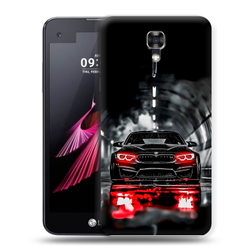 Пластиковый чехол на LG X screen с принтом BMW БМВ Пластиковый чехол на LG X screen с принтом BMW БМВ
