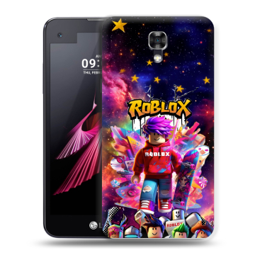 Пластиковый чехол на LG X screen с принтом Roblox Роблокс Пластиковый чехол на LG X screen с принтом Roblox Роблокс