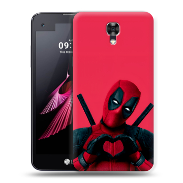 Пластиковый чехол на LG X screen с принтом Дедпул Deadpool Пластиковый чехол на LG X screen с принтом Дедпул Deadpool