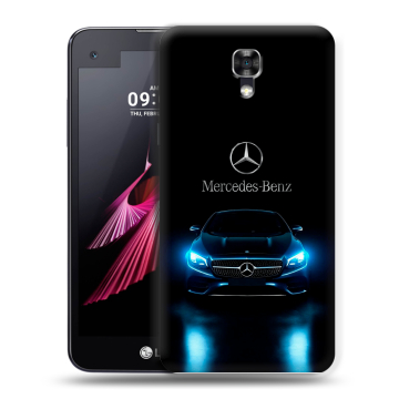 Пластиковый чехол на LG X screen с принтом Mercedes Мерседес Пластиковый чехол на LG X screen с принтом Mercedes Мерседес