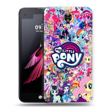 Пластиковый чехол на LG X screen с принтом My little pony Дружба чудо Пластиковый чехол на LG X screen с принтом My little pony Дружба чудо